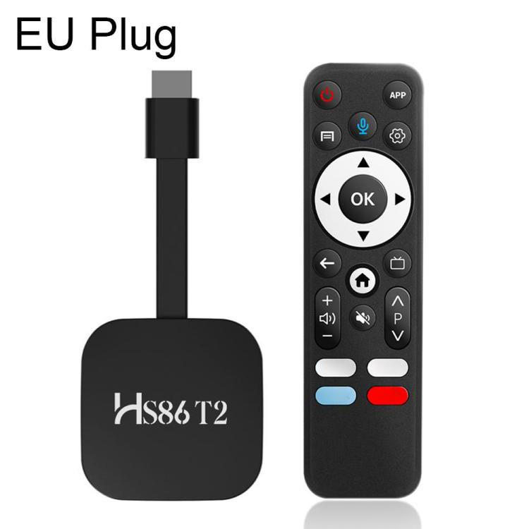 HS86 T2 Mini TV Stick Android 14 2GB+16GB con telecomando