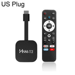 HS86 T2 Mini TV Stick HD Android 14 con telecomando, 2GB+16GB, RK3518 Cortex-A53 Quad-Core, EU Plug, US Plug, UK Plug, AU Plug