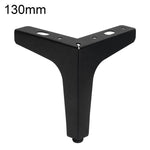 Gambe per mobili in metallo a tre punte 100-150mm