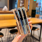 Custodia magnetica per telefono con doppia cerniera e texture denim, effetto galvanizzato., For Galaxy Z Fold8 5G, For Galaxy Z Fold8 Ultra 5G, For Galaxy Z Fold7 / W26