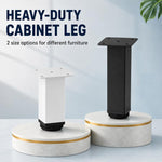 Gambe di supporto quadrate regolabili in acciaio