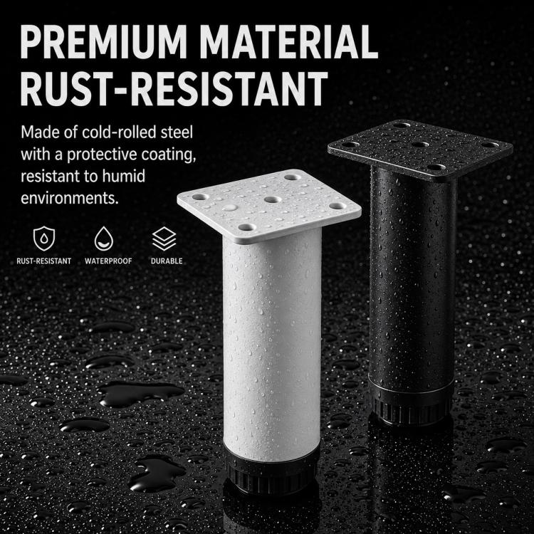 Gambe di supporto per mobili semplici e regolabili in altezza, ideali per divani e tavolini da caffè., 78mm, 100mm, 120mm, 150mm, 180mm, 200mm