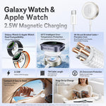 Caricabatterie wireless magnetico a doppia modalità Yesido DS42 per orologi
