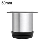 Gambe di supporto per mobili in acciaio inox spazzolato, ideali per divani e tavolini da caffè., 50mm, 60mm, 80mm, 100mm, 120mm, 150mm, 200mm, 250mm, 300mm, 350mm, 400mm, 450mm, 500mm
