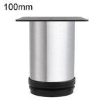 Gambe di supporto per mobili in acciaio inox spazzolato, ideali per divani e tavolini da caffè., 50mm, 60mm, 80mm, 100mm, 120mm, 150mm, 200mm, 250mm, 300mm, 350mm, 400mm, 450mm, 500mm