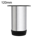Gambe di supporto per mobili in acciaio inox spazzolato, ideali per divani e tavolini da caffè., 50mm, 60mm, 80mm, 100mm, 120mm, 150mm, 200mm, 250mm, 300mm, 350mm, 400mm, 450mm, 500mm