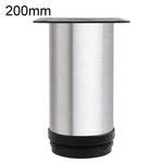 Gambe di supporto per mobili in acciaio inox spazzolato, ideali per divani e tavolini da caffè., 50mm, 60mm, 80mm, 100mm, 120mm, 150mm, 200mm, 250mm, 300mm, 350mm, 400mm, 450mm, 500mm