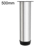 Gambe di supporto per mobili in acciaio inox spazzolato, ideali per divani e tavolini da caffè., 50mm, 60mm, 80mm, 100mm, 120mm, 150mm, 200mm, 250mm, 300mm, 350mm, 400mm, 450mm, 500mm