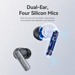 Auricolari Bluetooth Yesido TWS43 con cancellazione attiva del rumore (ANC) e riduzione del rumore (ENC).