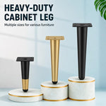 Gambe di supporto metalliche dritte per mobili 15cm