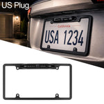 Cornice portatarga standard USA impermeabile HD a infrarossi per auto con visione notturna