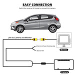 Cornice portatarga standard USA impermeabile HD a infrarossi per auto con visione notturna