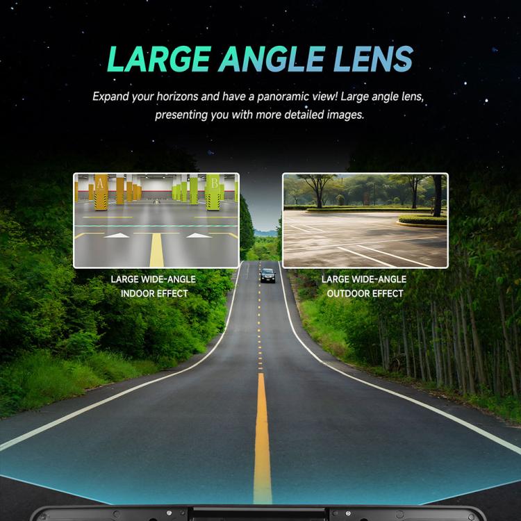 Cornice portatarga standard USA impermeabile HD a infrarossi per auto con visione notturna