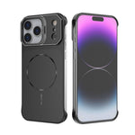 Custodia magnetica in PC senza cornice a copertura parziale per iPhone 18 Pro e