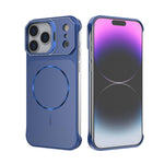 Custodia magnetica in PC senza cornice a copertura parziale per iPhone 18 Pro e