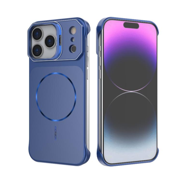 Custodia magnetica in PC senza cornice a copertura parziale per iPhone 18 Pro e