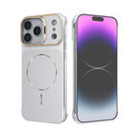 Custodia magnetica in PC senza cornice a copertura parziale per iPhone 18 Pro e