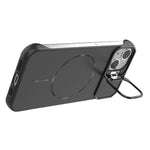 Custodia magnetica in PC senza cornice a copertura parziale per iPhone 13