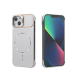 Custodia magnetica in PC senza cornice a copertura parziale per iPhone 13
