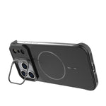 Custodia magnetica in PC senza cornice a copertura parziale per iPhone 18 Pro e