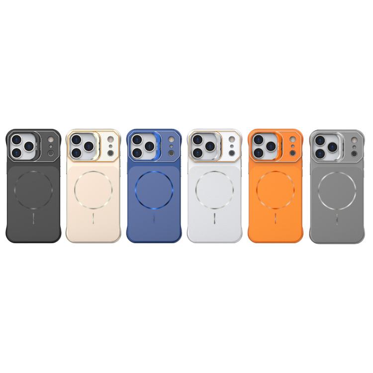 Custodia magnetica in PC senza cornice a copertura parziale per iPhone 18 Pro e