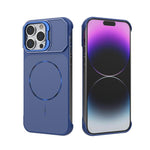 Custodia magnetica in PC senza cornice a copertura parziale per iPhone 14 Pro e