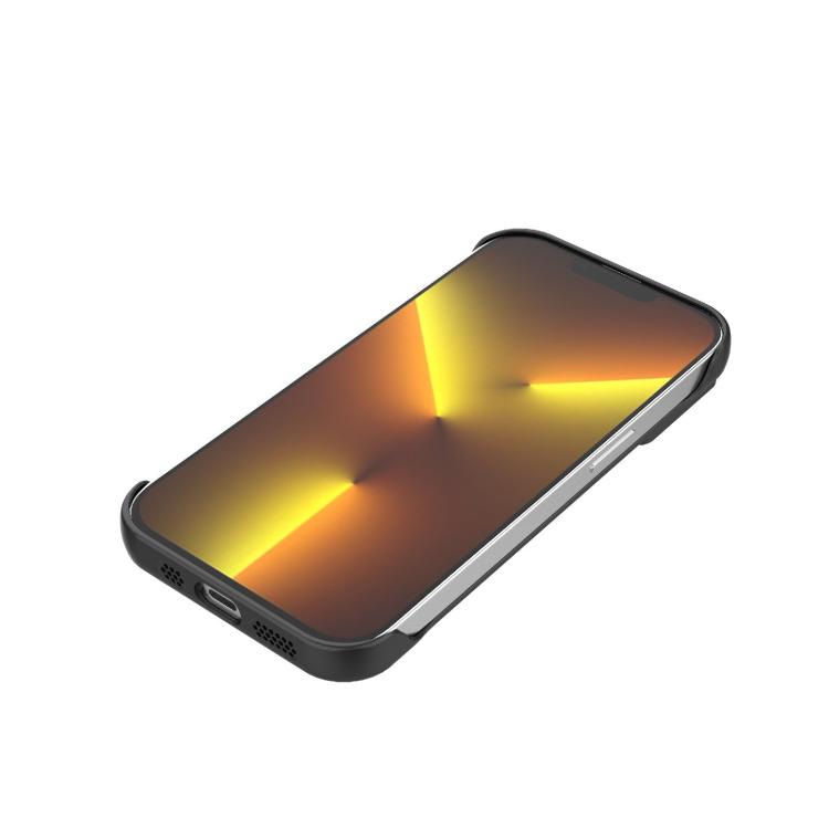 Custodia magnetica in PC senza cornice a copertura parziale per iPhone 14 Pro e