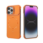 Custodia magnetica in PC senza cornice a copertura parziale per iPhone 14 Pro e
