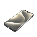 Custodia magnetica in PC senza cornice a copertura parziale per iPhone 15 Pro