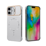 Custodia magnetica in PC senza cornice a copertura parziale per iPhone 17 e