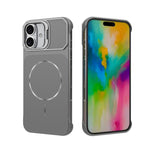 Custodia magnetica in PC senza cornice a copertura parziale per iPhone 17 e
