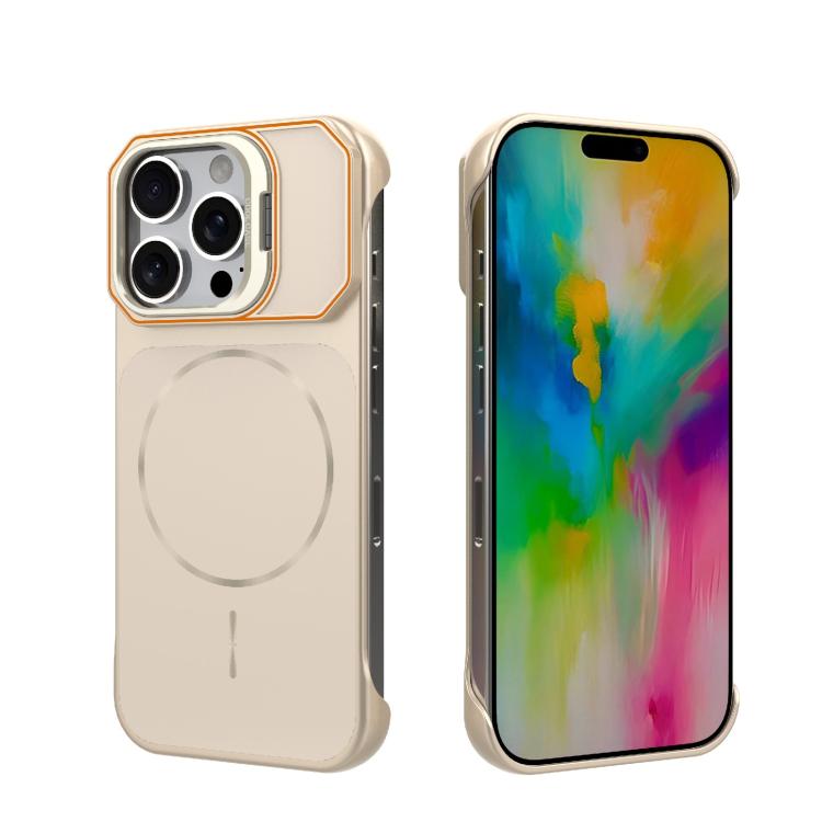 Custodia magnetica in PC senza cornice a copertura parziale per iPhone 17 e