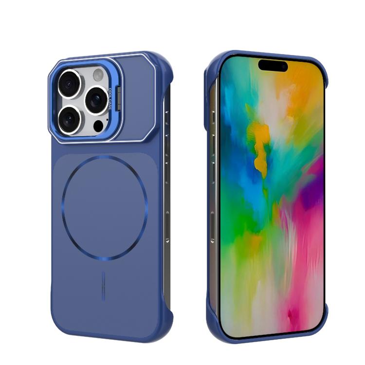 Custodia magnetica in PC senza cornice a copertura parziale per iPhone 17 e