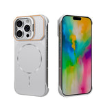 Custodia magnetica in PC senza cornice a copertura parziale per iPhone 17 e