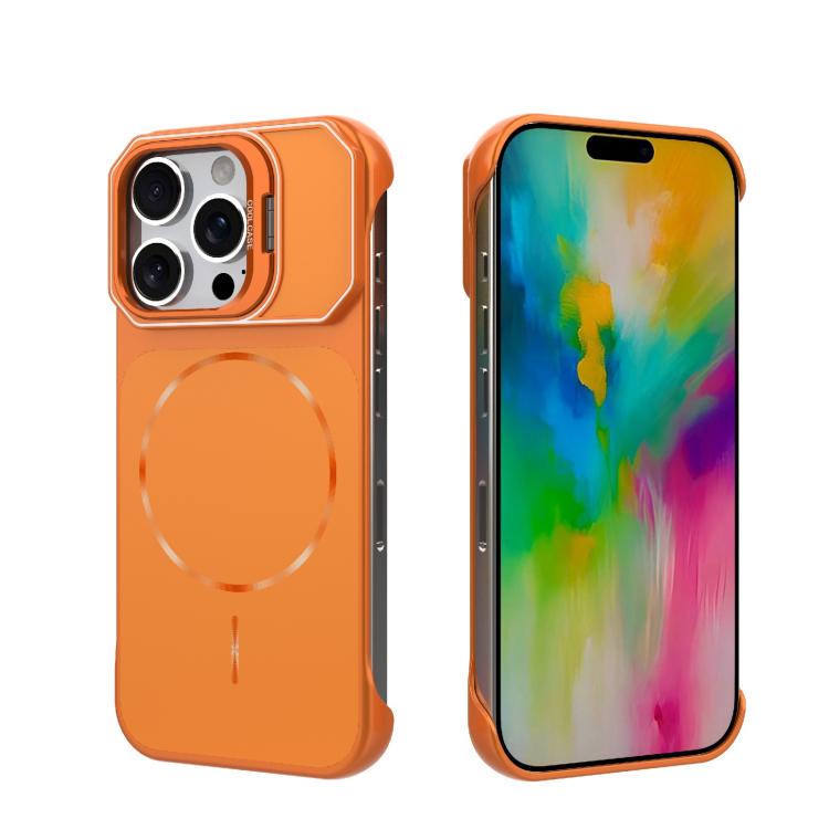 Custodia magnetica in PC senza cornice a copertura parziale per iPhone 17 e