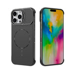 Custodia magnetica in PC senza cornice a copertura parziale per iPhone 17 e