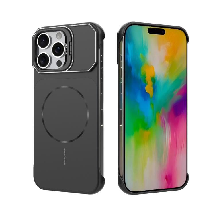 Custodia magnetica in PC senza cornice a copertura parziale per iPhone 17 e