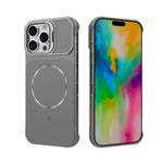 Custodia magnetica in PC senza cornice a copertura parziale per iPhone 17 e
