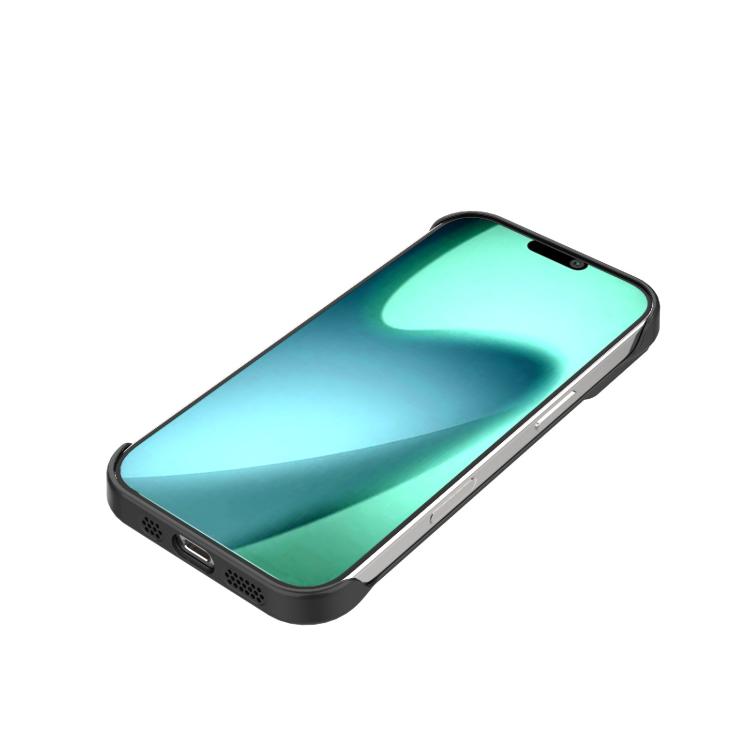 Custodia magnetica in PC senza cornice a copertura parziale per iPhone 17 e