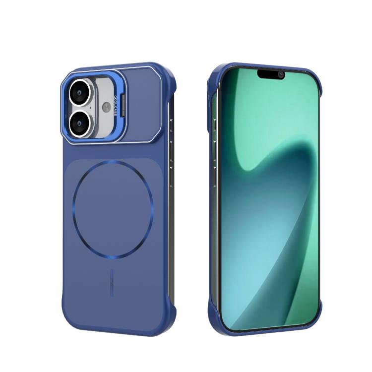 Custodia magnetica in PC senza cornice a copertura parziale per iPhone 17 e