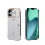 Custodia magnetica in PC senza cornice a copertura parziale per iPhone 17 e