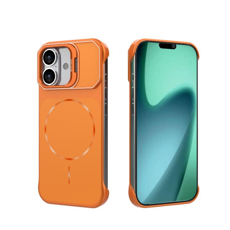 Custodia magnetica in PC senza cornice a copertura parziale per iPhone 17 e