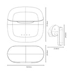Auricolari wireless Bluetooth Yesido TWS44 con doppio microfono, cancellazione del rumore (ENC) e riduzione del rumore., TWS44