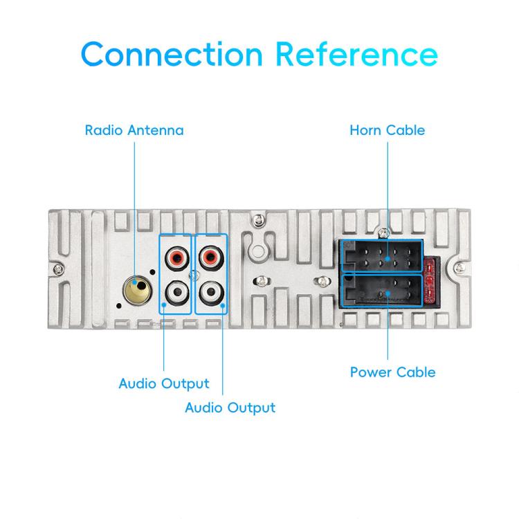 Autoradio universale Single-DIN con lettore MP3 e supporto per telefono., Standard without Memory Card, Standard with 32GB Memory Card