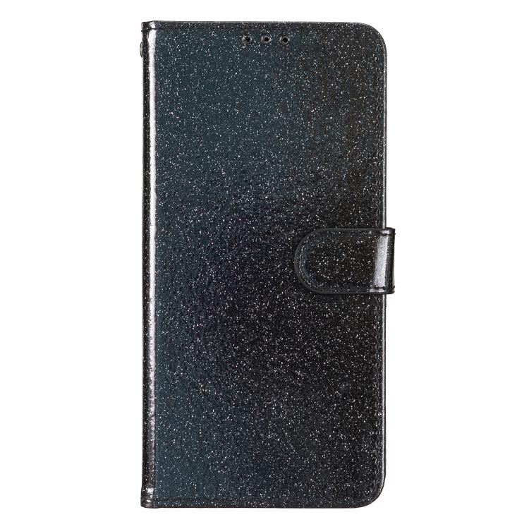 Custodia in pelle con glitter a libro per iPhone 18 Pro