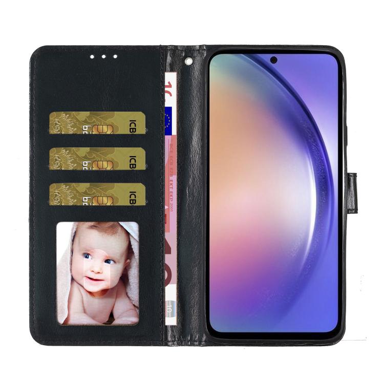 Custodia in pelle con glitter a libro per iPhone 18 Pro