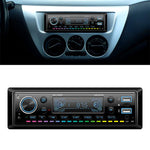 Autoradio universale singolo DIN con Bluetooth, lettore MP3 e radio FM., Standard without Memory Card, Standard with 64GB Memory Card