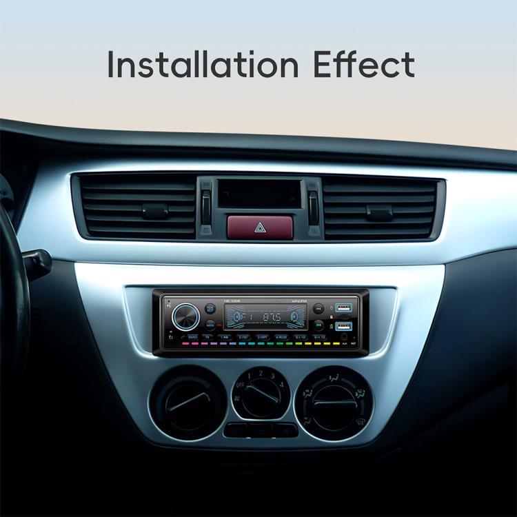 Autoradio universale singolo DIN con Bluetooth, lettore MP3 e radio FM., Standard without Memory Card, Standard with 64GB Memory Card