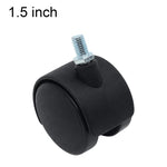Confezione da 10 ruote piroettanti con perno filettato per mobili, ruote piroettanti rinforzate, 1 inch, 1.25 inch, 1.5 inch, 2 inch