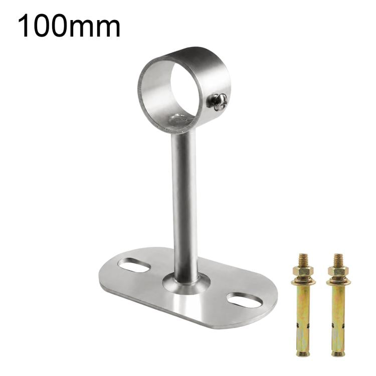 Staffa montaggio a flangia in acciaio inox per tubi 25 mm